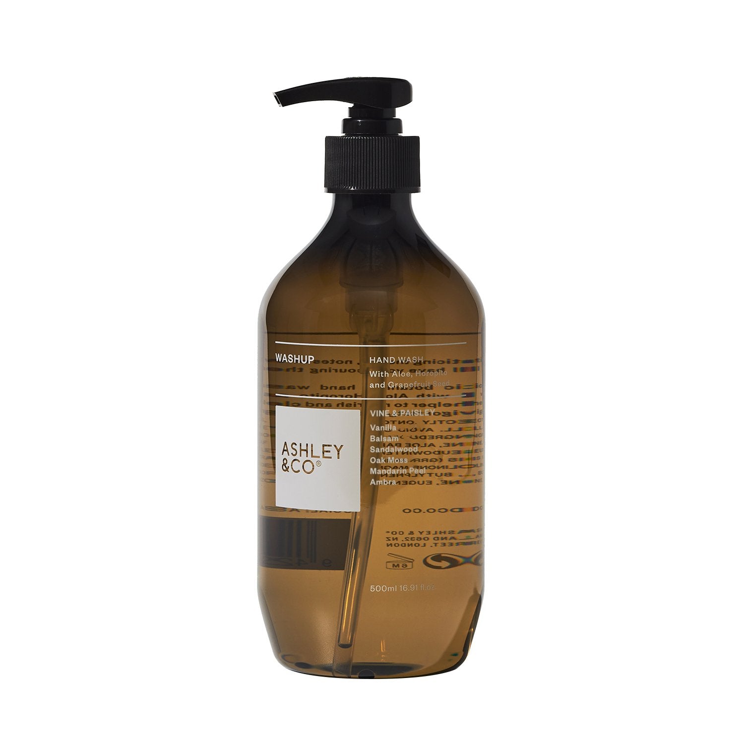 Ashley & Co washup body wash bottle