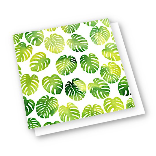 Mint green happy birthday card