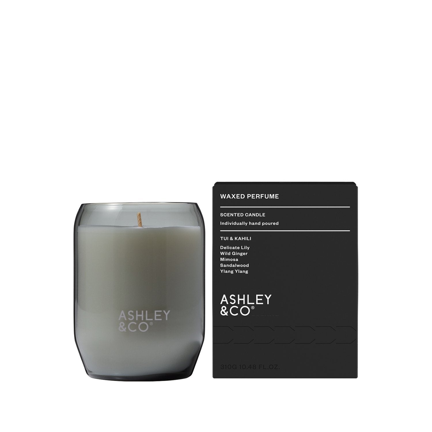 Ashley & Co waxed perfume candle