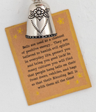 Silver tiny blessing bell
