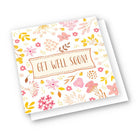 Card that says get well soon