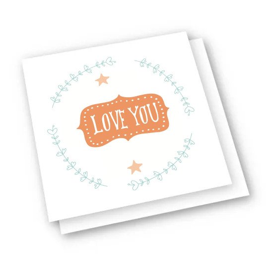 Love you card