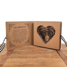 Heart shaped cookie cutter set