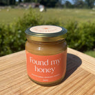 Jars of hive to home honey