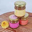 Jars of hive to home honey
