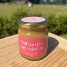 Jars of hive to home honey