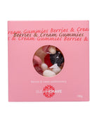 Gummy lolies berry and cream in a box