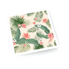 Card with tropical image