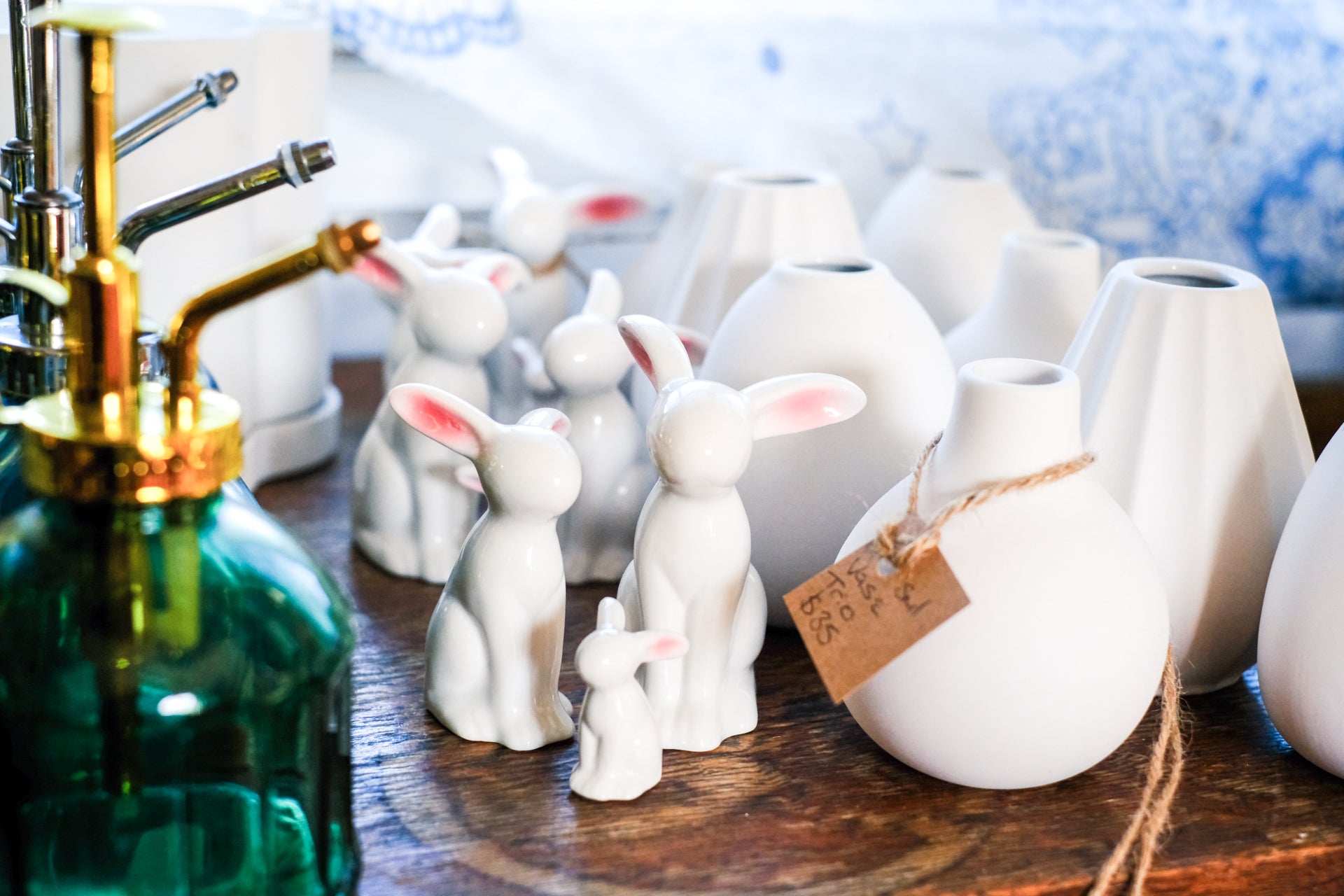 ceramic rabbits
