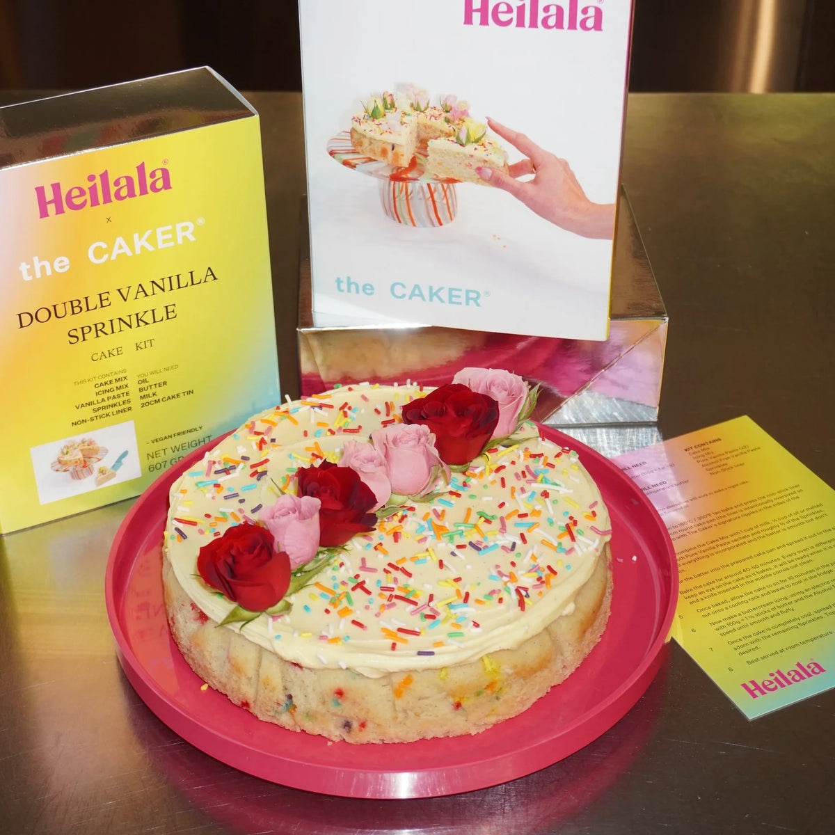 double vanilla sprinkle caker kit cake