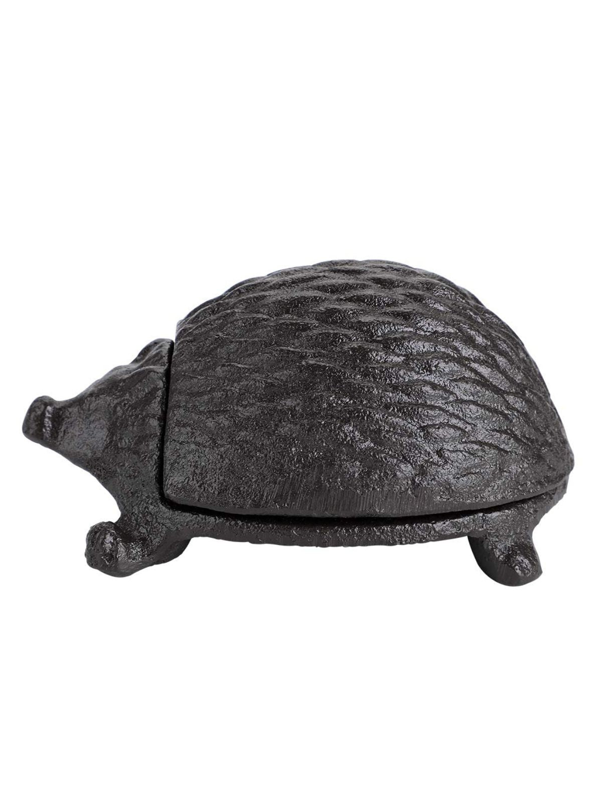 Cast iron key holder in the shape of a hedgehog turtle or frog